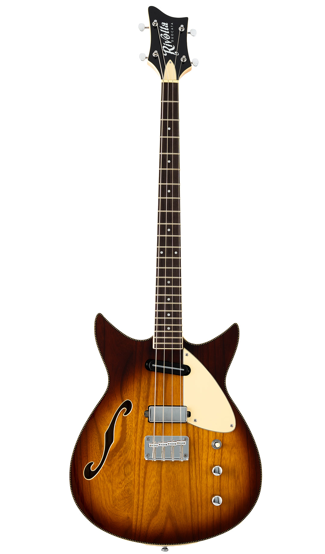 Rivolta Duocata Tenor Baritone Guitar #color_ambra-burst