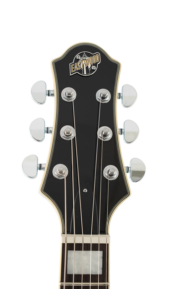 Eastwood Guitars Eastwood GP Black #color_dark-flamed-cherry