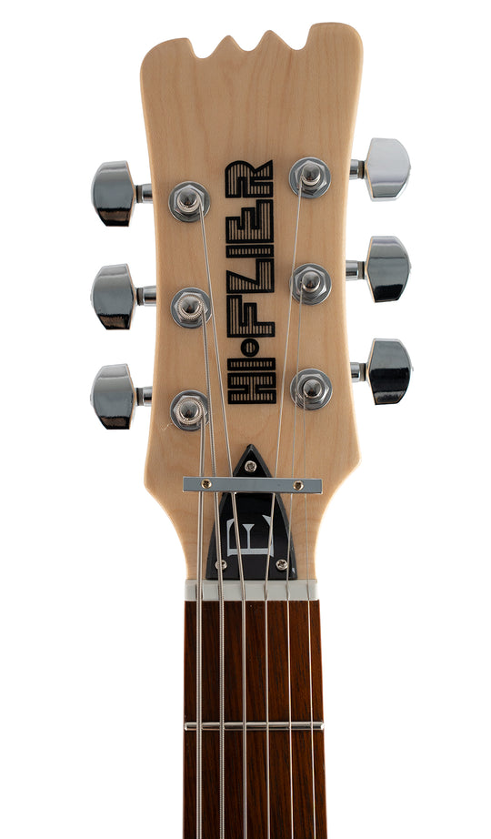 Hi-Flier™ 'Lo-Flier' Baritone Electric Guitar #color_sunburst-rose