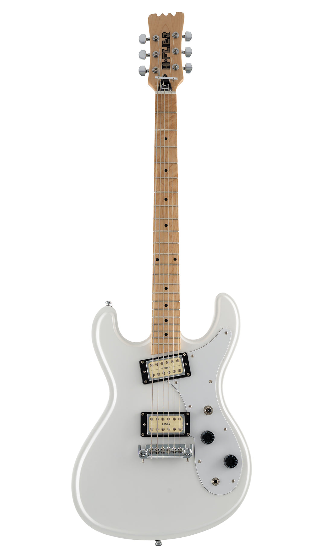 Hi-Flier™ 'Lo-Flier' Baritone Electric Guitar #color_white
