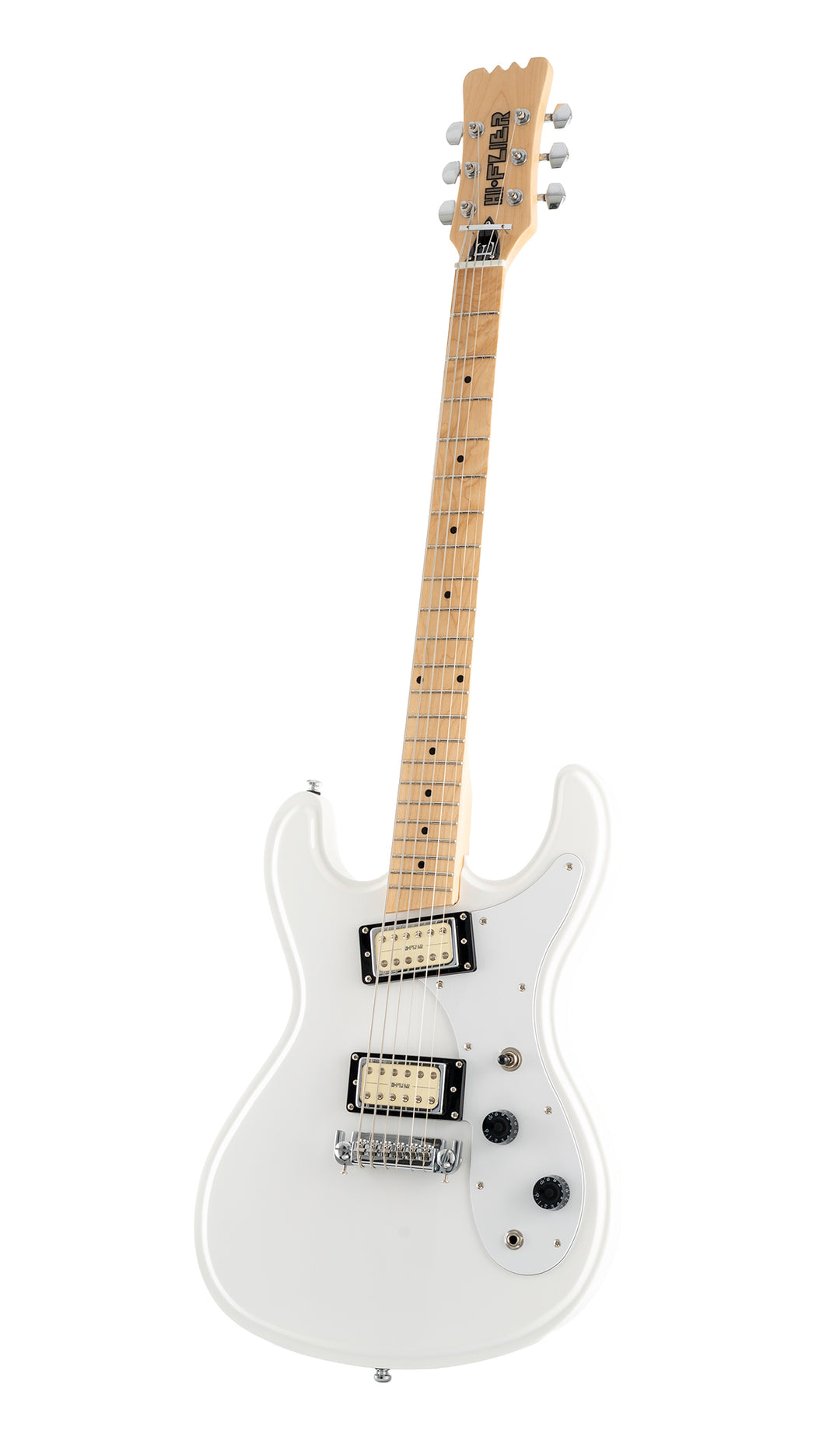 Hi-Flier™ 'Lo-Flier' Baritone Electric Guitar #color_white