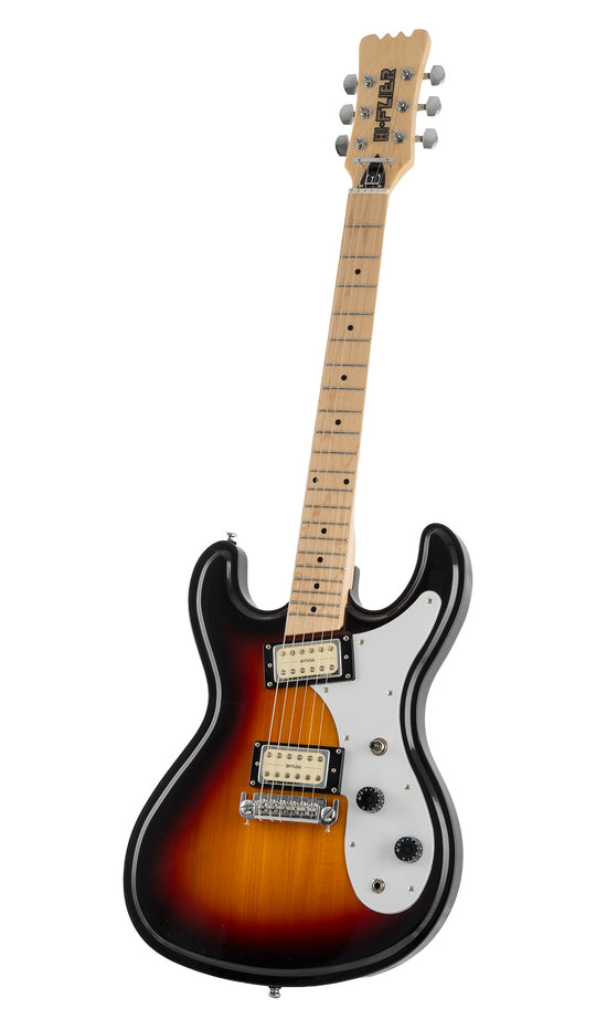 Eastwood Guitars Univox HiFlier Black #color_sunburst