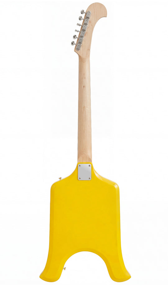 Eastwood Lizard MT Electric Microtonal Guitar - Left-Handed #color_yellow