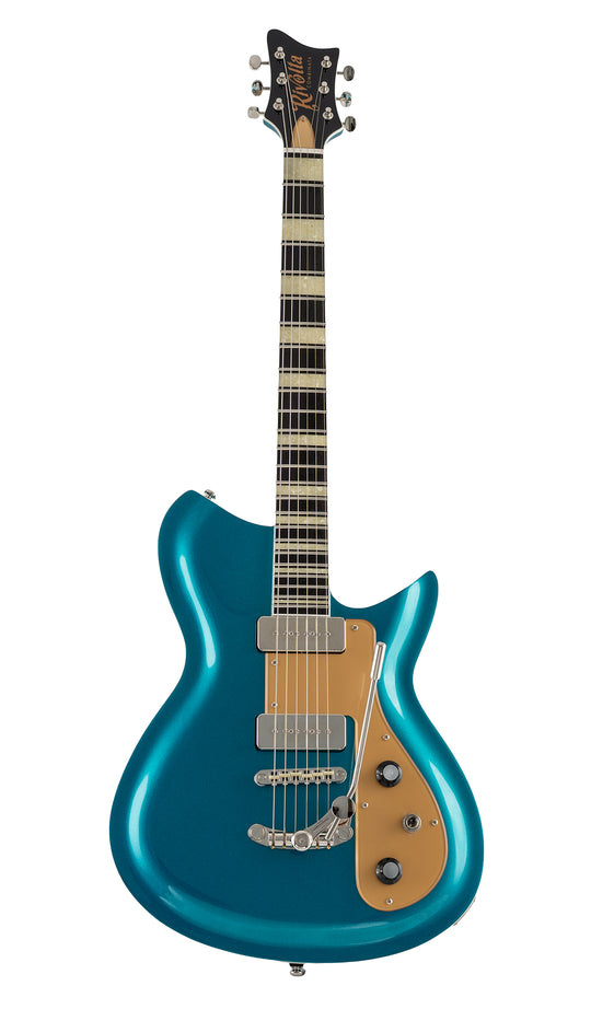 Eastwood Guitars Rivolta Combinata XVII Adriatic Blue Metallic #color_adriatic-blue-metallic