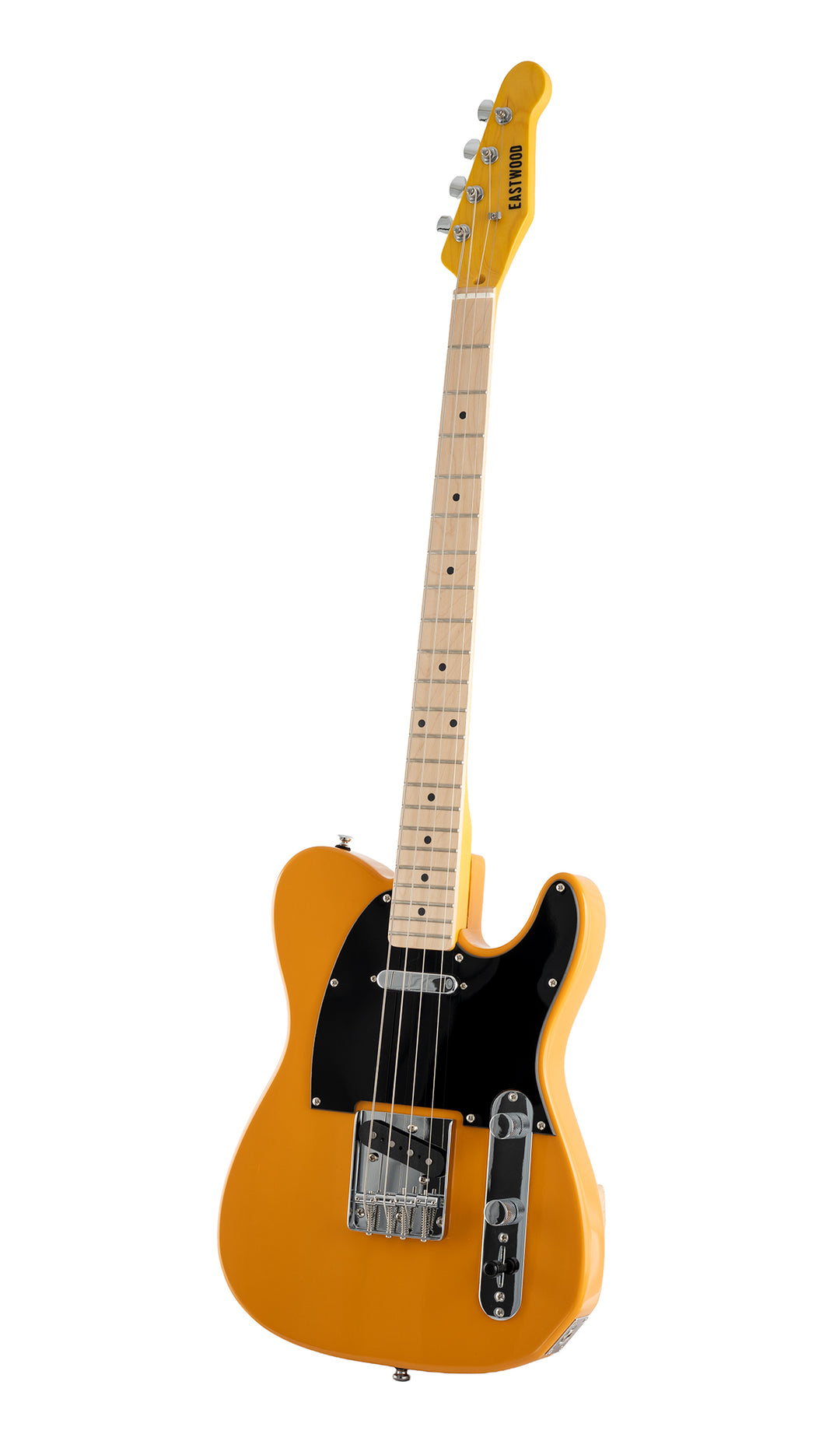Eastwood Tenorcaster Baritone Electric Cello Guitar #color_butterscotch
