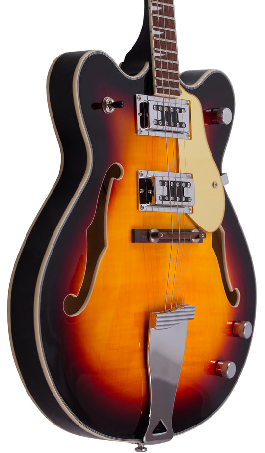 Eastwood Guitars Classic Tenor Sunburst #color_sunburst