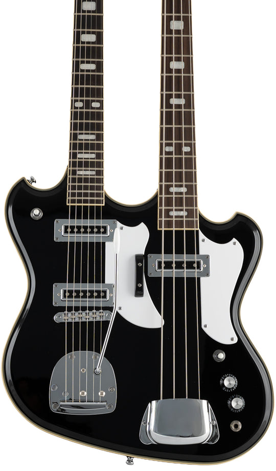 Eastwood Guitars Eastwood Doubleneck 4/6 Sunburst #color_black