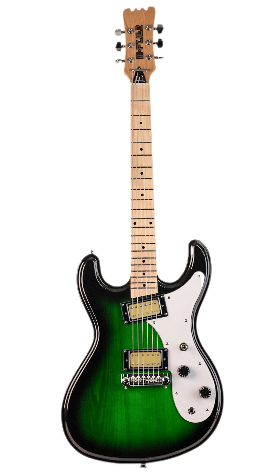 Eastwood Guitars Univox HiFlier Black #color_greenburst