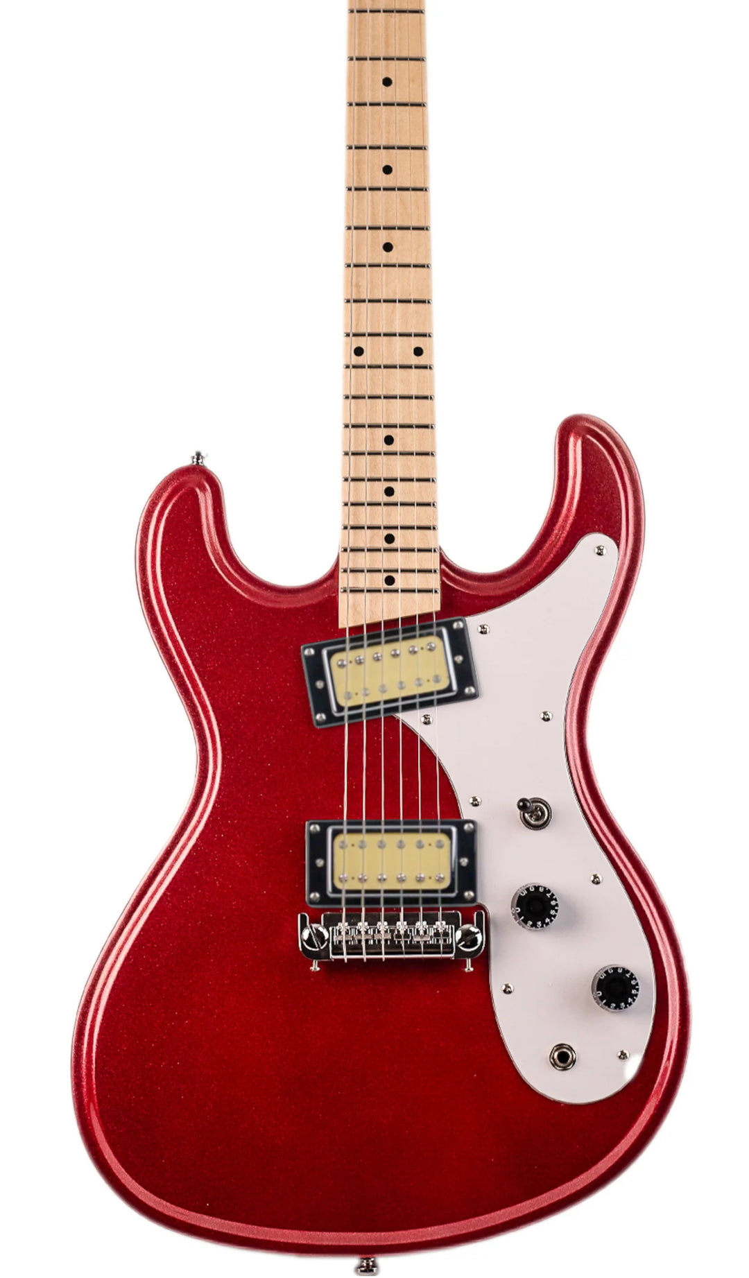 Eastwood Guitars Univox HiFlier Black #color_metallic-red