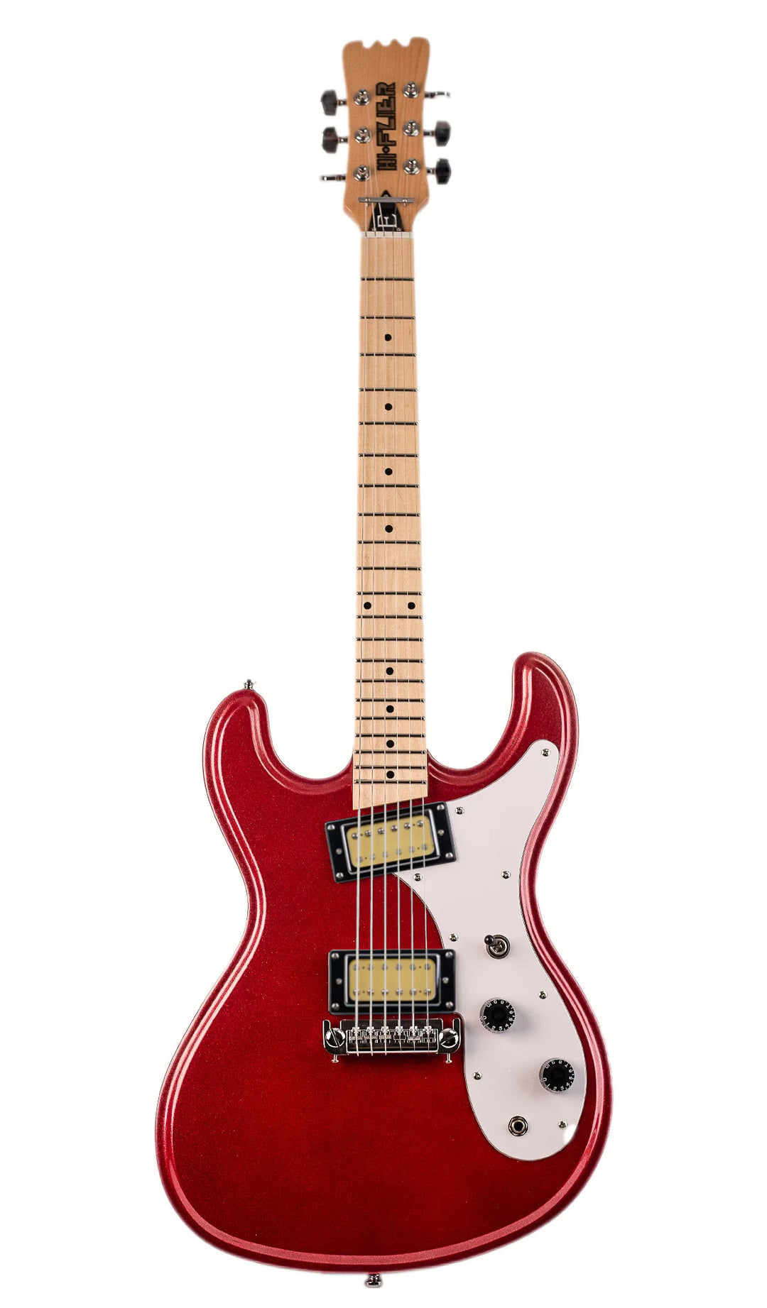Eastwood Guitars Univox HiFlier Black #color_metallic-red