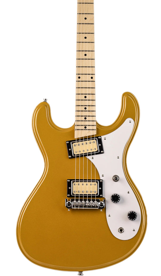 Eastwood Guitars Univox HiFlier Black #color_metallic-gold