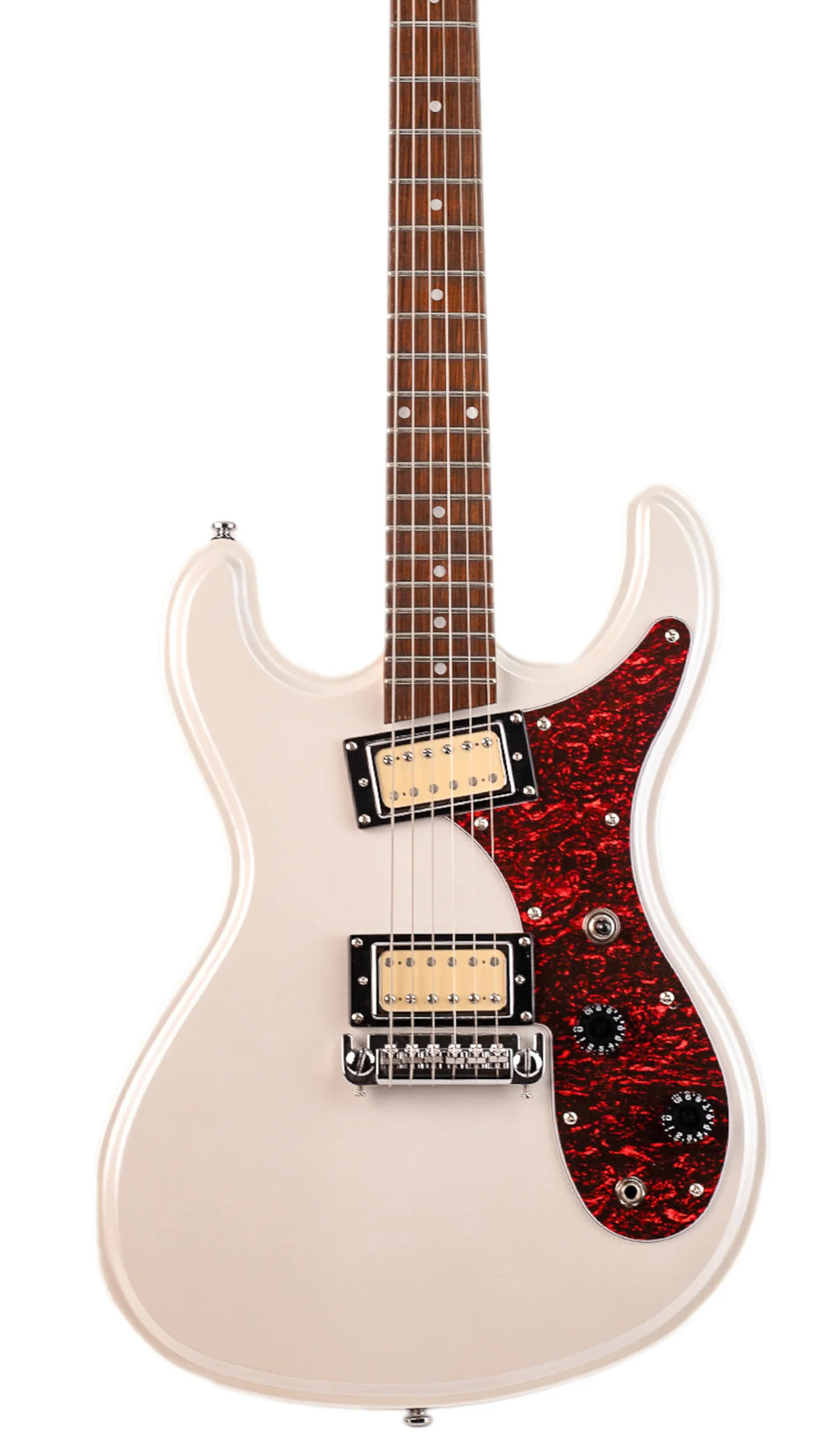 Eastwood Guitars Univox HiFlier Black #color_pearl-white