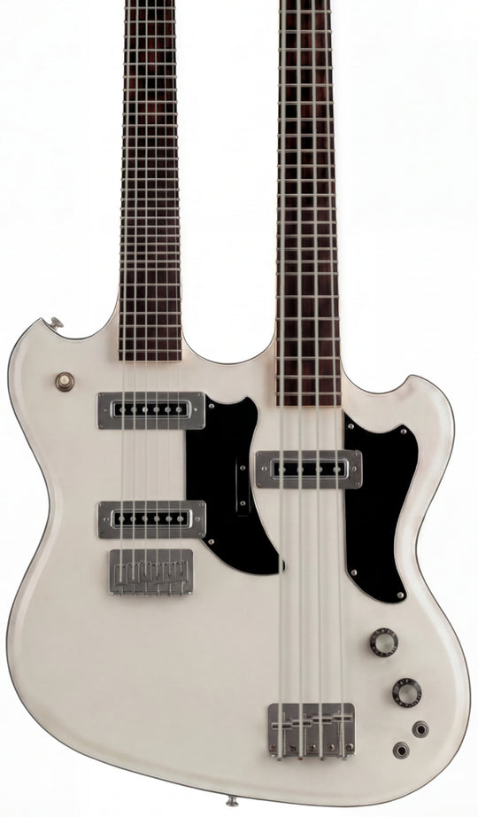 Eastwood Microtonal Doubleneck 4/6 #color_white