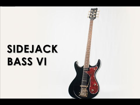 Eastwood Guitars Sidejack Bass VI Vintage Cream #color_vintage-cream
