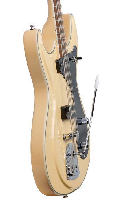 Eastwood Guitars Sidejack Bass VI Vintage Cream #color_vintage-cream