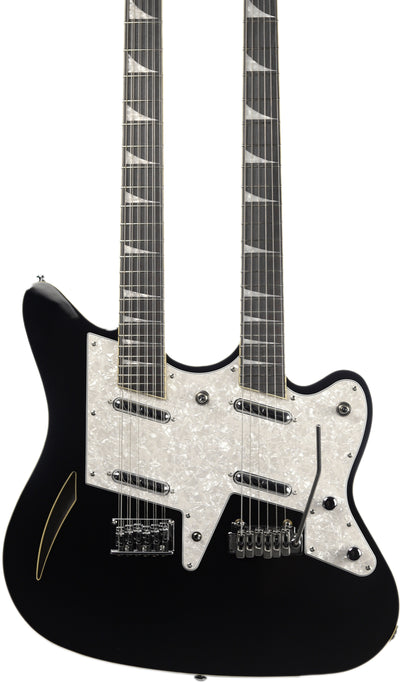 Eastwood Guitars Surfcaster 12/6 Black #color_black