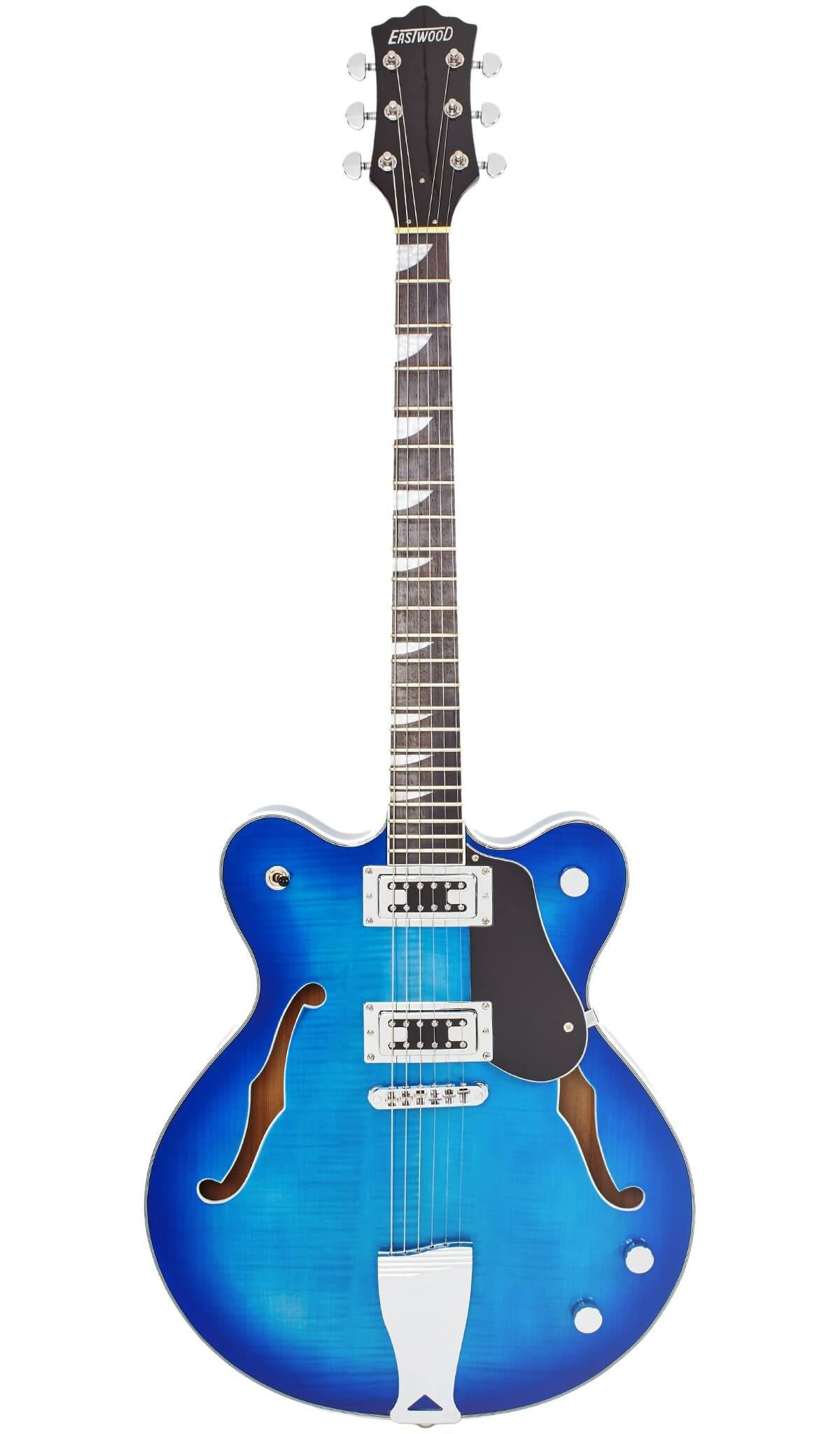 Eastwood Guitars Classic 6 Richard Lloyd Signature Blueburst Full Front