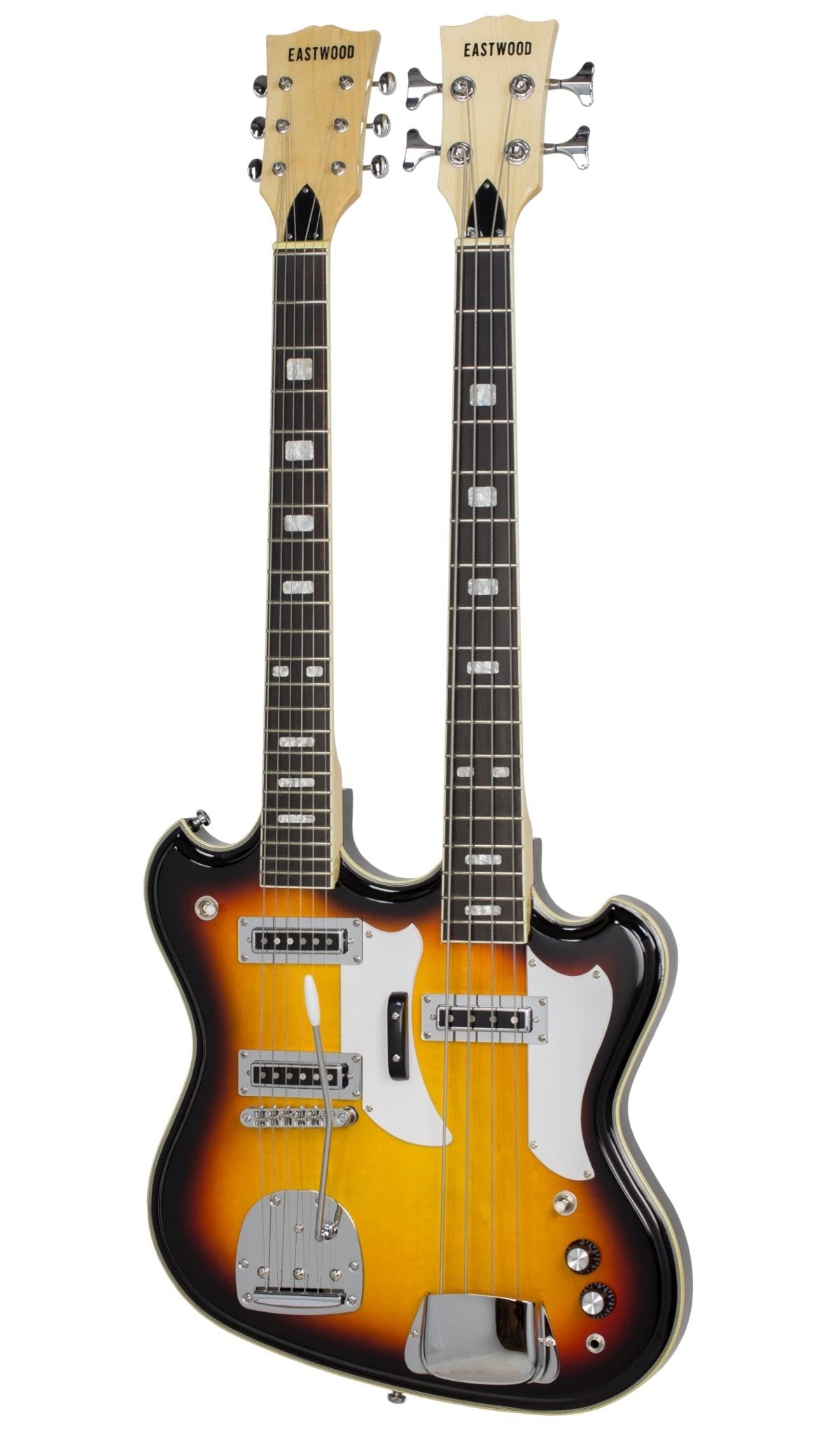 Eastwood Guitars Eastwood Doubleneck 4/6 Sunburst #color_sunburst