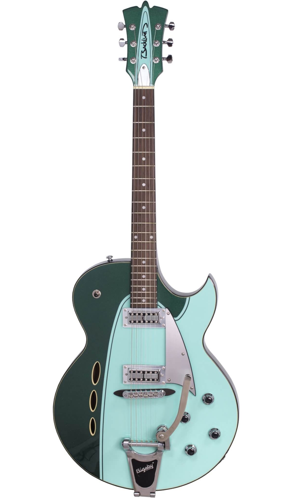 Eastwood Guitars Backlund Rockerbox II DLX Cadillac Green #color_cadillac-green-mint