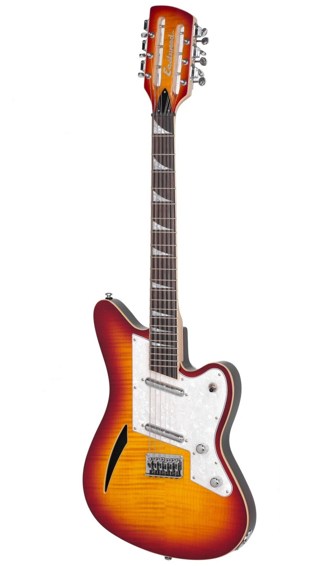 Eastwood Guitars Surfcaster 12 Cherryburst #color_cherryburst