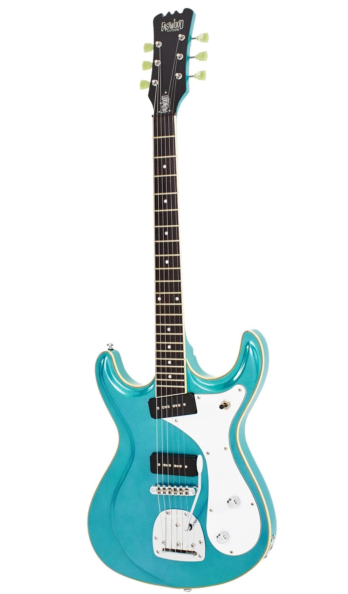 Eastwood Guitars Sidejack DLX Metallic Blue #color_metallic-blue