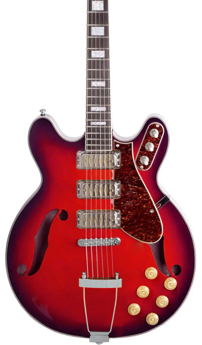 Eastwood Guitars Airline H77 #color_vintage-redburst