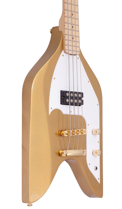 Eastwood Guitars Rocket Bass Metallic Gold #color_metallic-gold