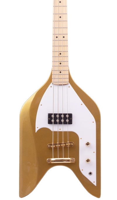 Eastwood Guitars Rocket Bass Metallic Gold #color_metallic-gold