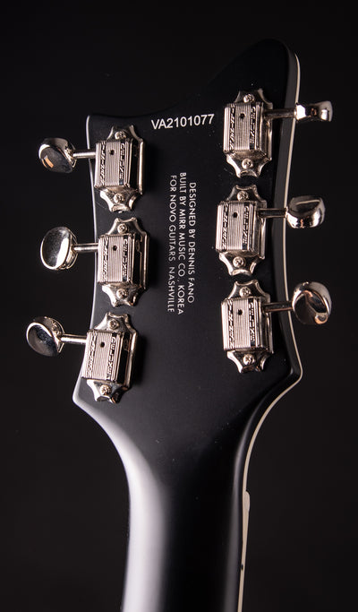 Eastwood Guitars Rivolta Mondata Baritone VIII Toro Black-Satin #color_toro-black-satin