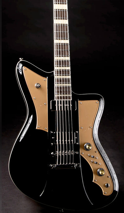 Eastwood Guitars Rivolta Mondata Baritone VIII Toro Black #color_toro-black