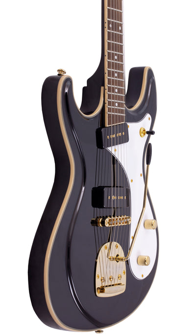 Eastwood Guitars Sidejack DLX Black #color_black