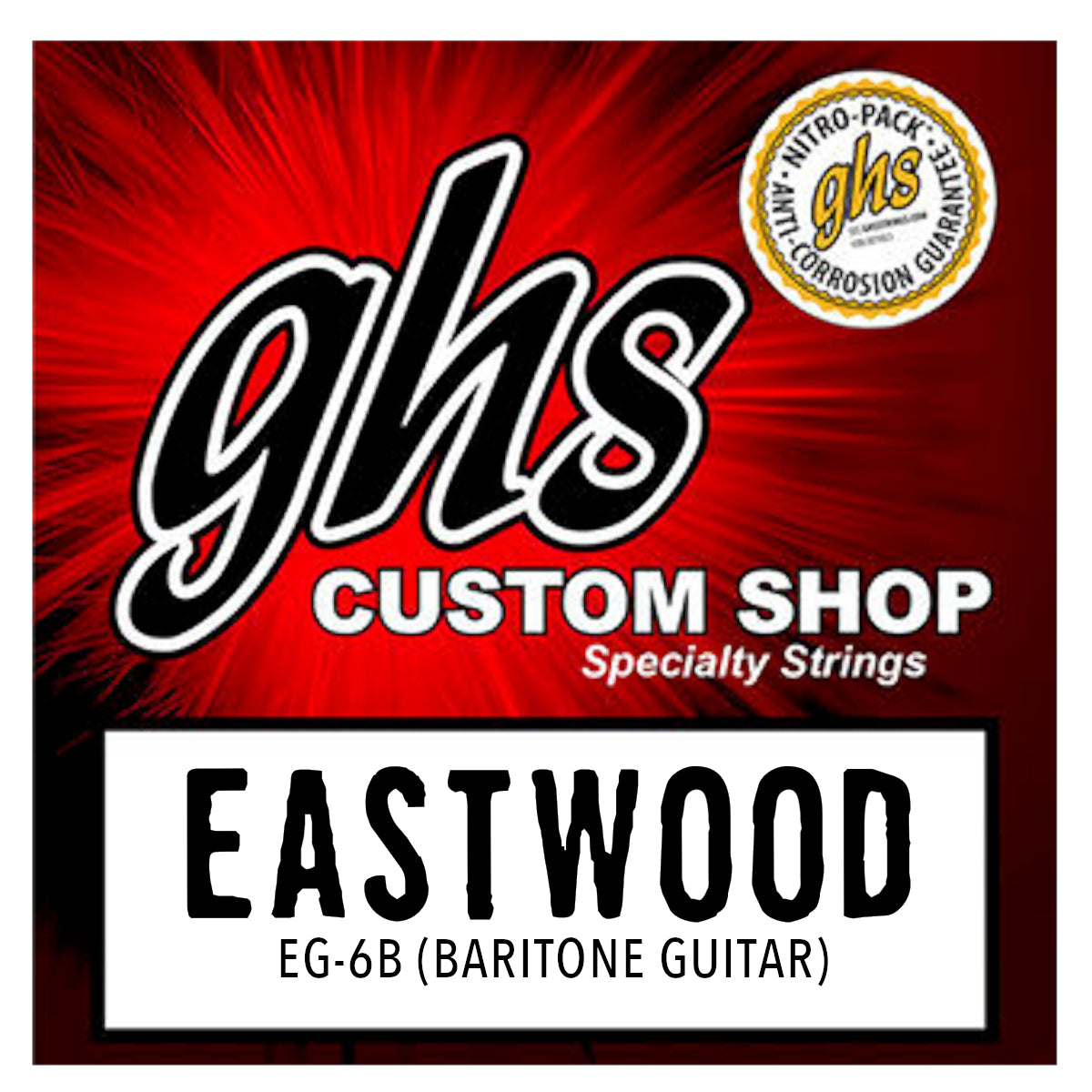 Eastwood/GHS Custom Strings - Baritone Guitar EG-6B Baritone