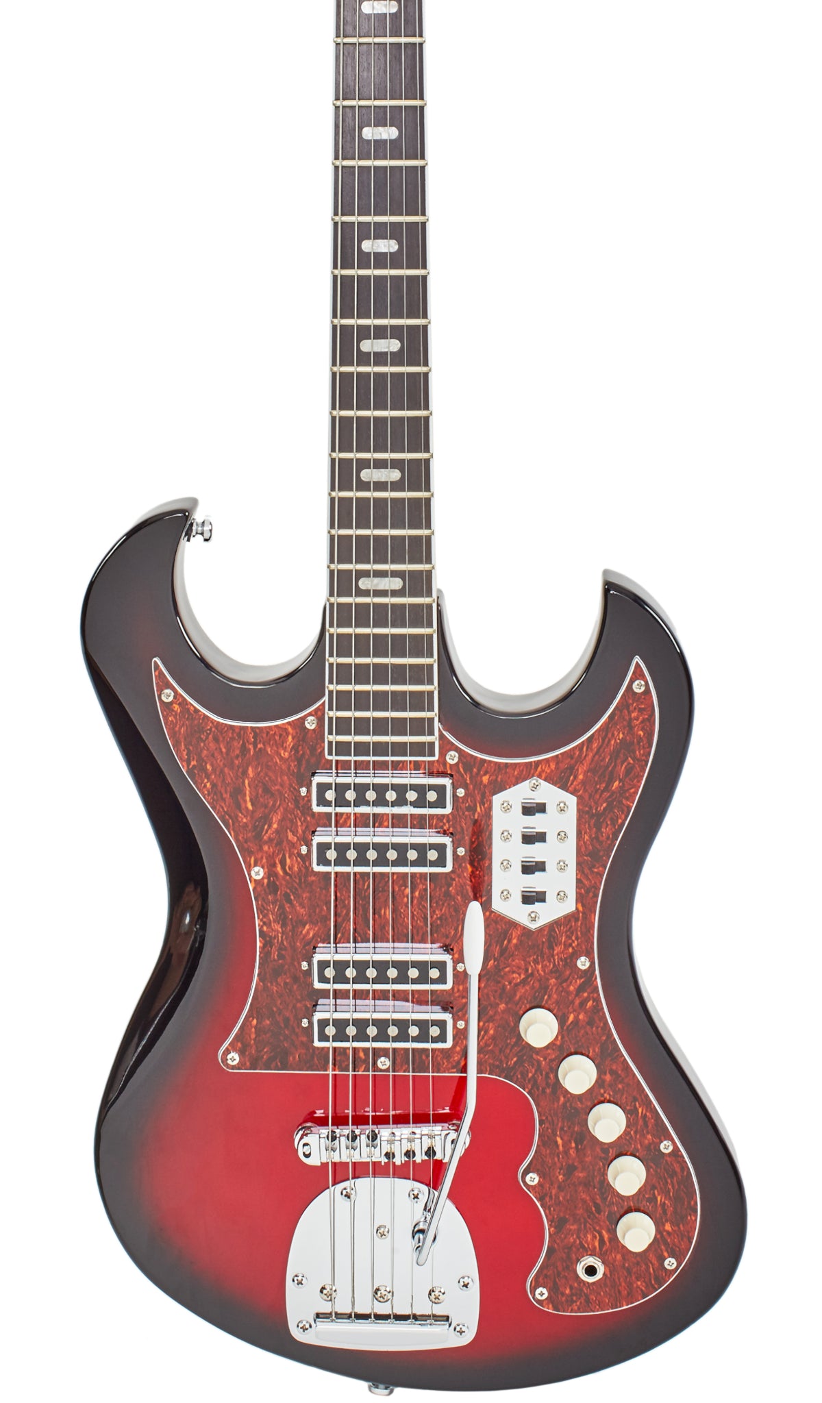 Eastwood Guitars SD40 HoundDog Redburst #color_redburst