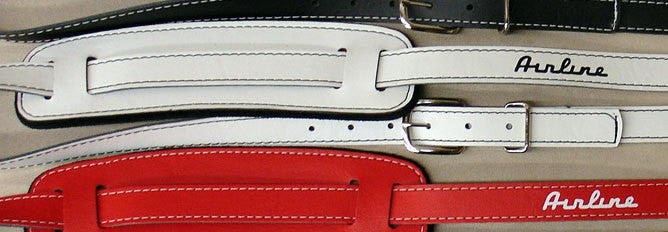 Eastwood Guitars Airline Vintage Style Guitar Strap White #color_white