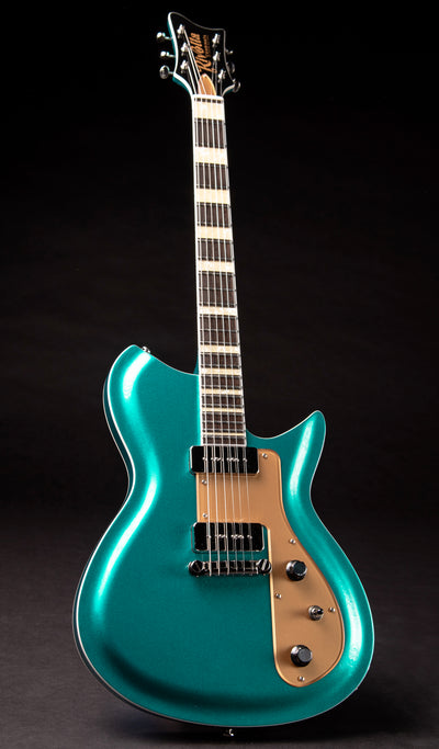 Eastwood Guitars Rivolta Combinata VII Adriatic Blue Metallic #color_adriatic-blue-metallic
